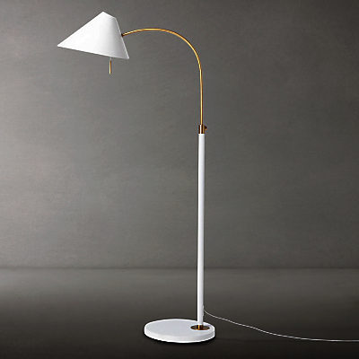 west elm Mid Century Task Floor Lamp White